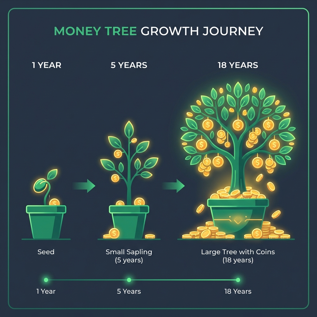 Zinseszinseffekt: Die Macht der Zeit